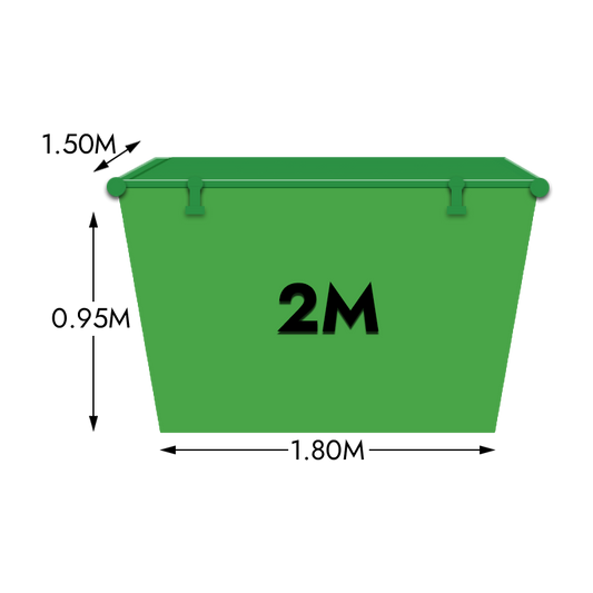 2 Meter Skip Bin