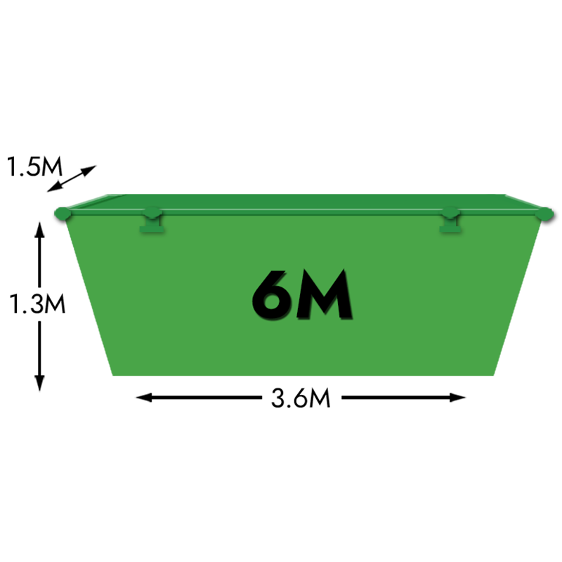 6 Meter Skip Bin