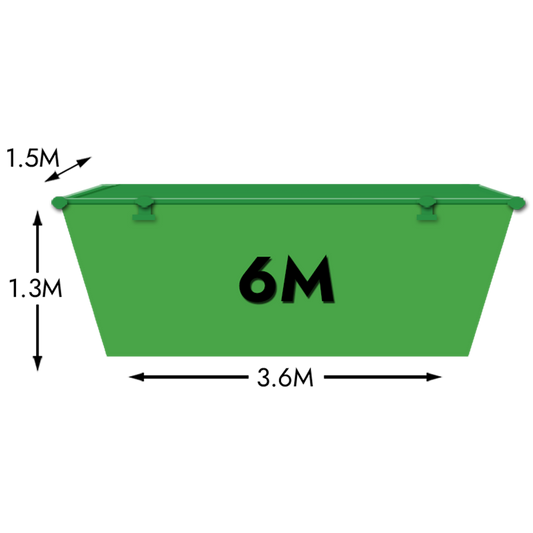 6 Meter Skip Bin